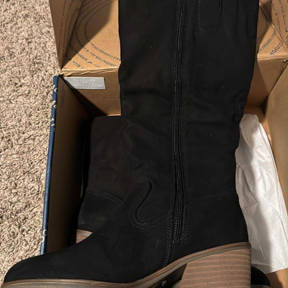 Dr. Scholl's Black Knee-High Espadrilles
